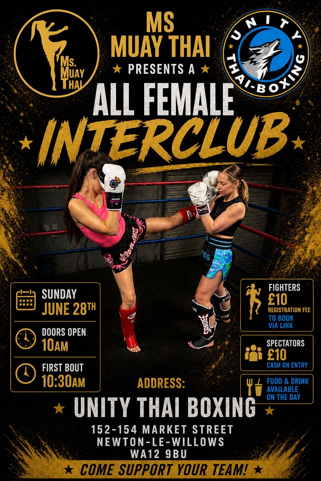 Interclub 28th June all female all levels
