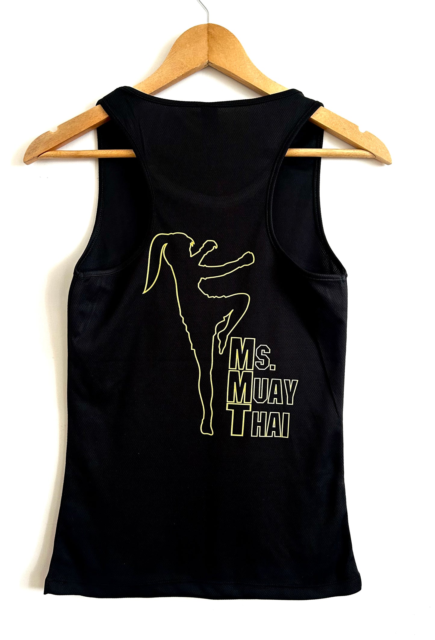 Ms Muay Thai training vest- Black