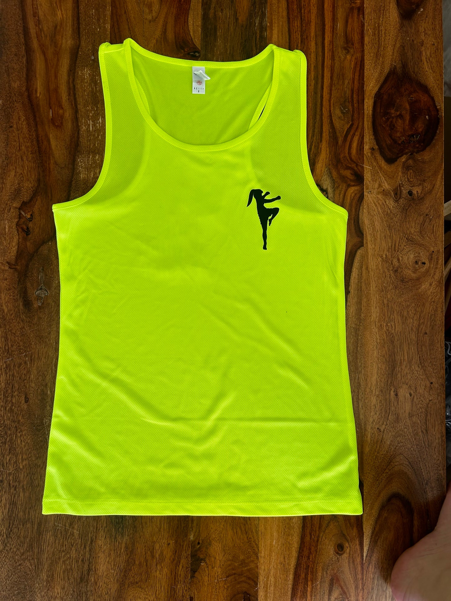 Ms Muay Thai training vest - Neon Yellow
