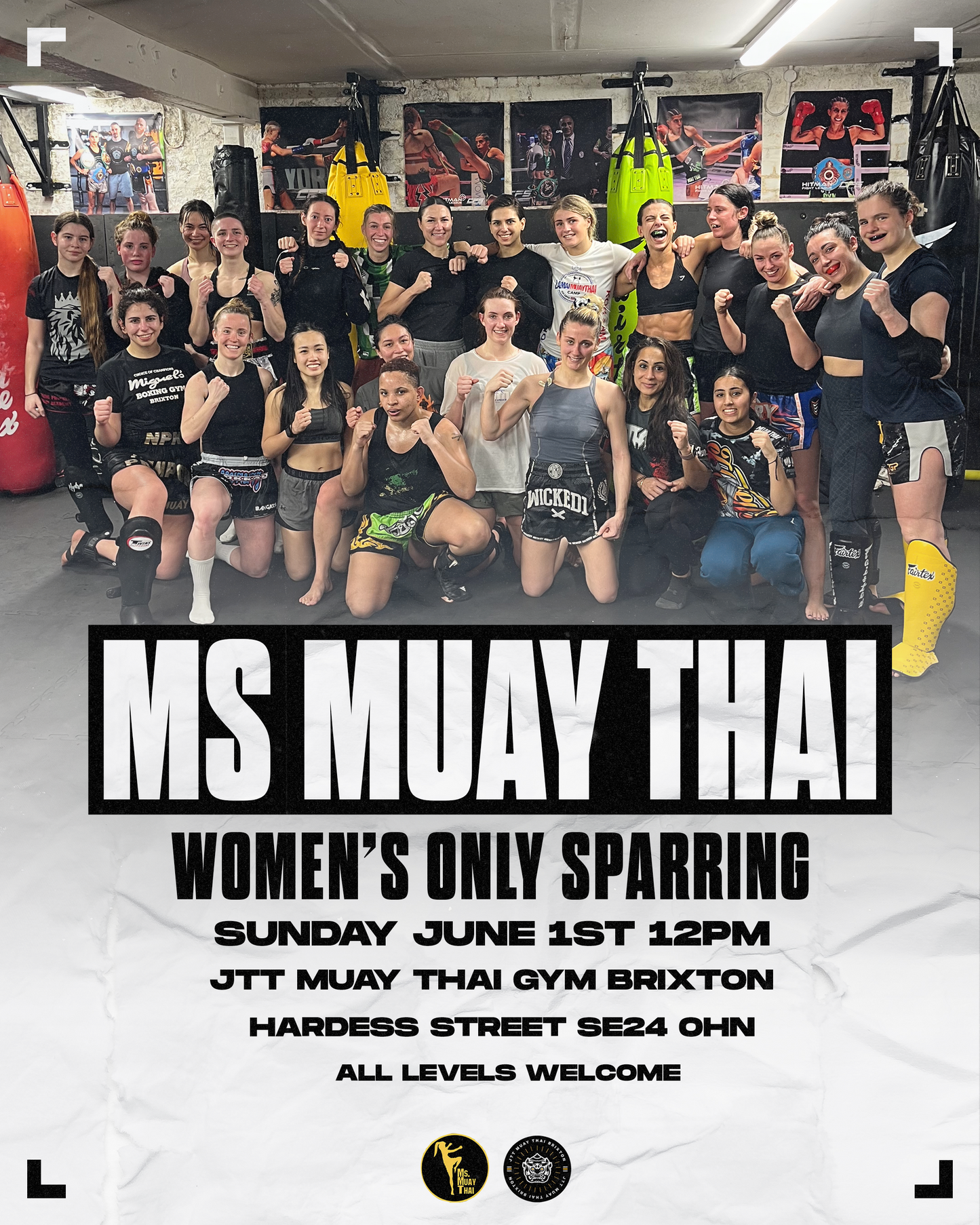 Women's only Sunday Sparring Brixton JTT 1st June