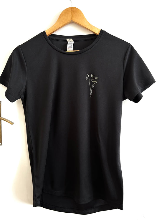 Ms Muay Thai ladies fit training T-shirt - Black