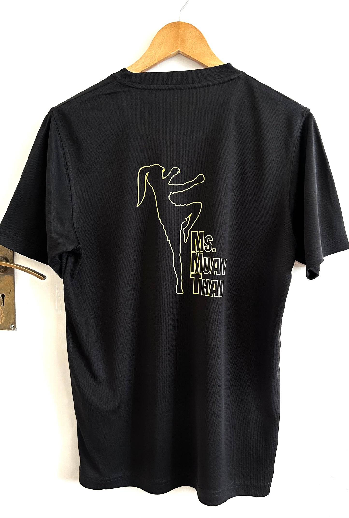 Ms Muay Thai Unisex training T-shirt - Black